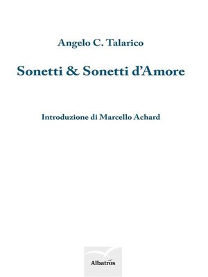 cover image of Sonetti e Sonetti d'Amore